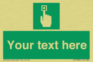 Custom Safe Condition Emergency call point